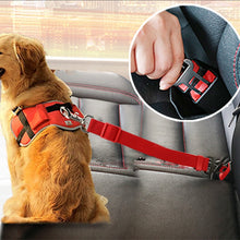 Load image into Gallery viewer, Pet Car Seatbelt Adjustable Harness Leash
