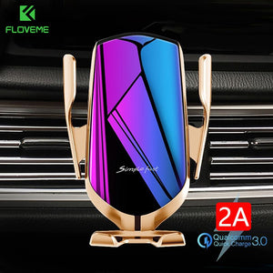 Automatic Clamping Wireless Charger Car Mount