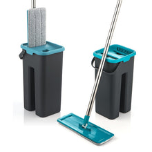 Load image into Gallery viewer, Hands-Free Wringing Flat Mop
