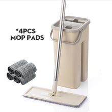 Load image into Gallery viewer, Hands-Free Wringing Flat Mop
