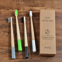 Load image into Gallery viewer, Bamboo Toothbrush 5-Pack
